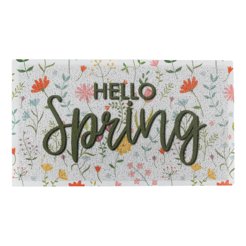 Alekos Non-Slip Geometric Indoor Doormat