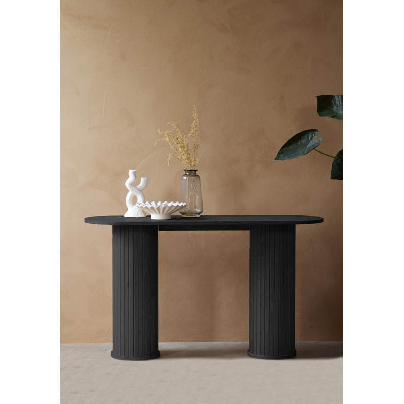 130cm Console Table, Black