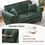 Canapé en chenille de 63 pouces, canapé confortable à 2 places à coussin souple, décoration cloutée-2021427436-2013836460-2021427438