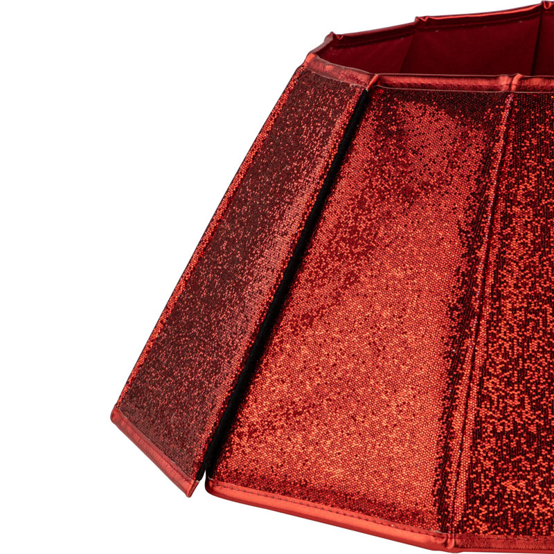 Collier d'arbre de Noël brillant, Rouge foncé