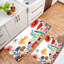 Ensemble de 2 tapis de cuisine vibrants et mélangés-1506455903
