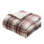 Ensemble d'édredon en flanelle de coton brossé et sherpa 3 pièces Plaid-101303826-139411559