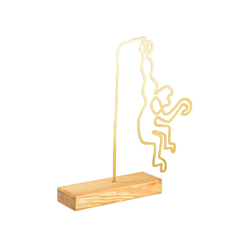 Sculpture Joice, Or / brun