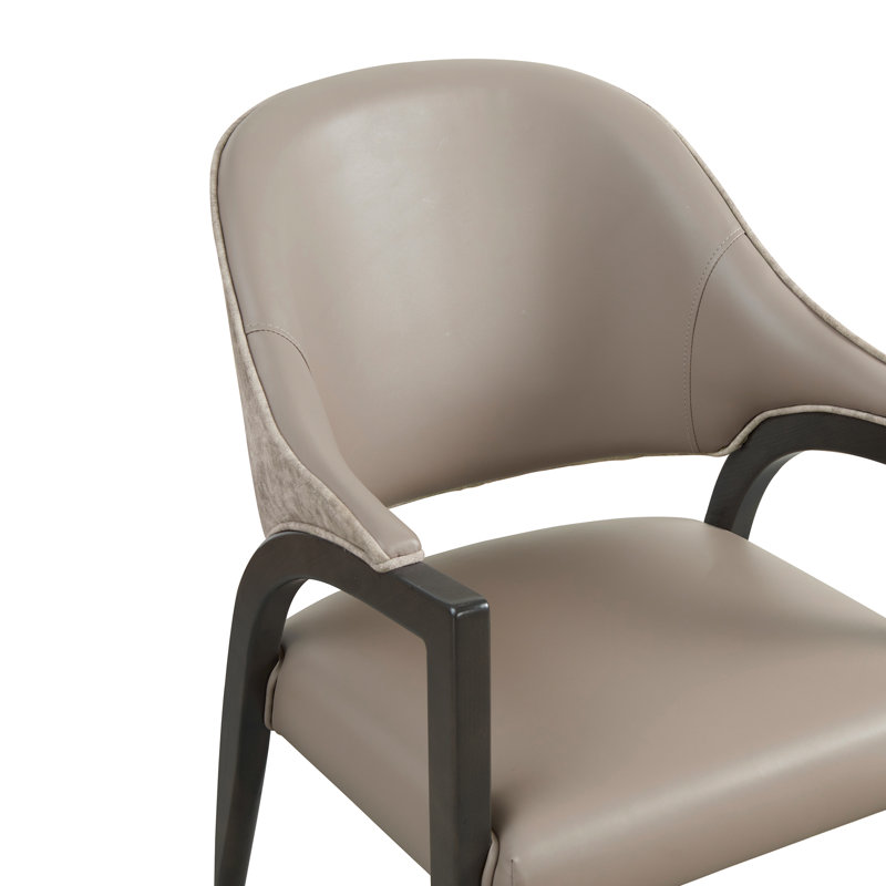 Fauteuil de salle à manger Collette, Taupe