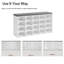 Entryway Storage Bench With Cushioned Seat