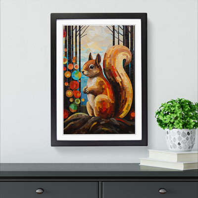 Squirrel Constructivism - Framed Print