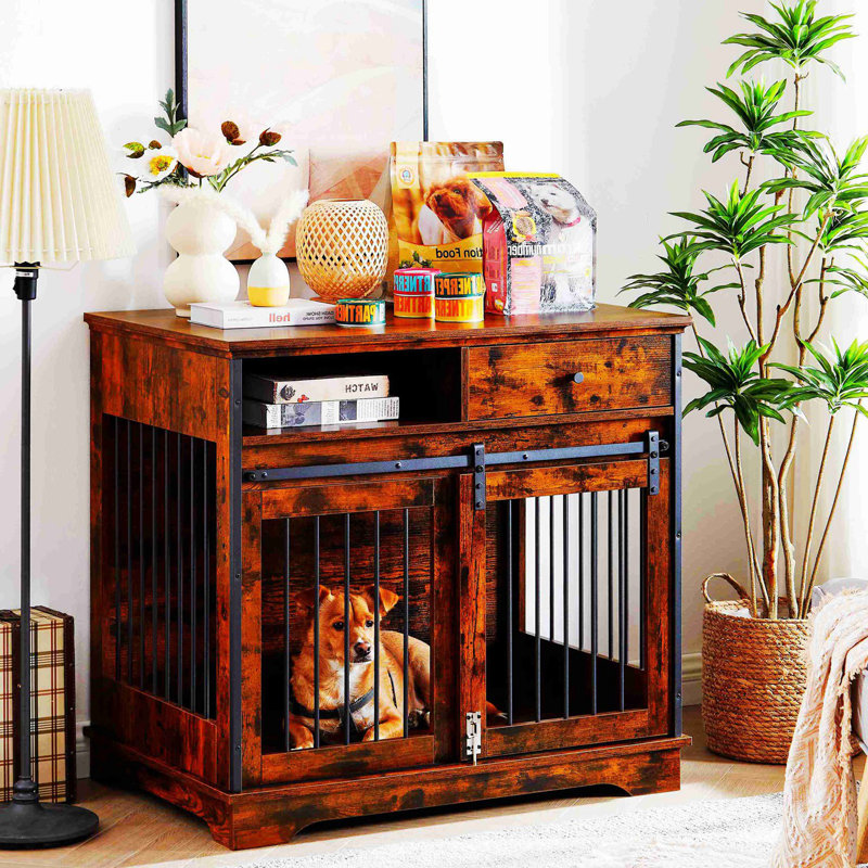 Niche pour chien Daniellie, Brun rustique