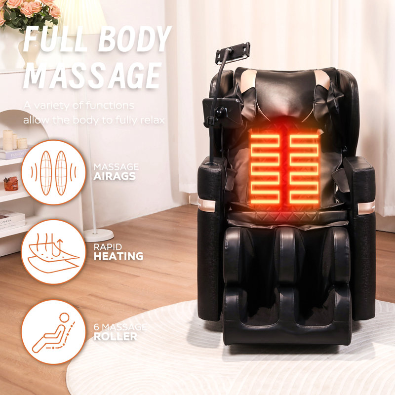 Massage Chair Recliner With Zero Gravity With Full Body Air Pressure