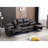 Vardie Faux Leather Power Reclining Sectional-100537849