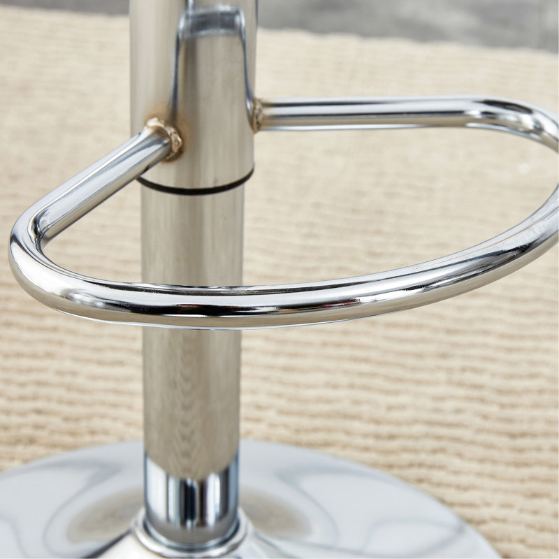 Modern Minimalist Bar Chairs And Bar Stools. Can Rotate 360 ° And Adjust Lifting. PET Backrest And PU Seats. Set Of 2. Suitable For Bars, Restaurants, And Front Desk Cashiers. W1151P172644