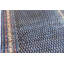 Tapis bleu fait à la main 4X7