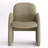 Modern Dining Chair, Velvet Upholstered Kitchen Chair, Elegant  Living Room Chair With Golden Metal Decor-2055462668