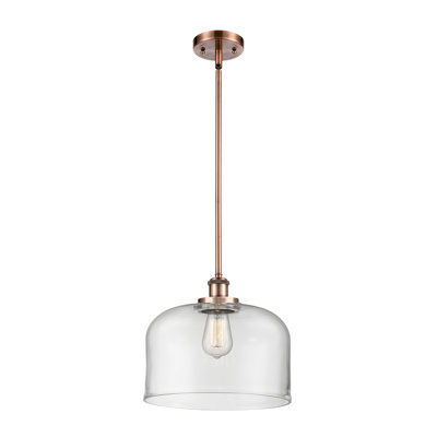 Ballston Urban Bell - 1 Light 12" Stem Hung Mini Pendant