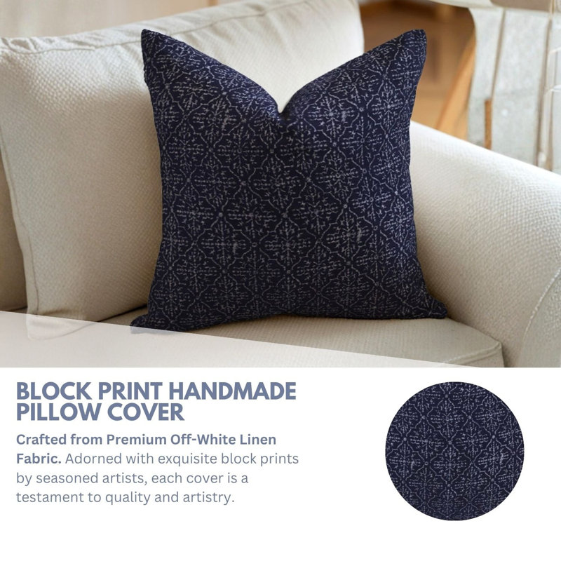 Linen Square Pillow Cover, 18" x 18"
