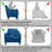 30" W Mid Century Upholstered Accent Chair-139398376