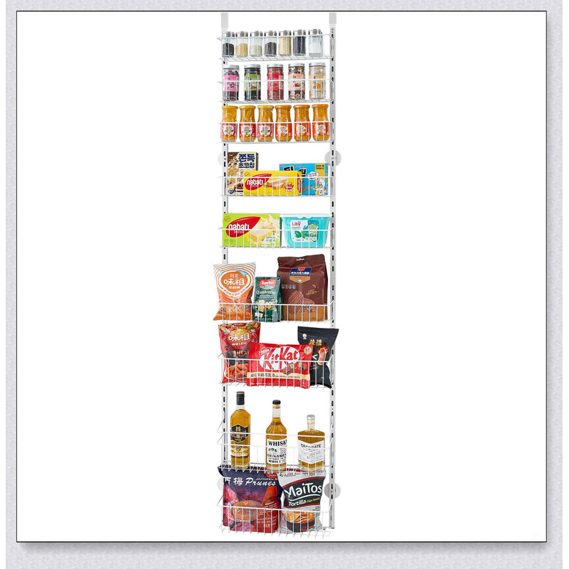 Organisateur de garde-manger à 9 niveaux avec support de rangement réglable pour maximiser l'espace et l'organisation de la cuisine