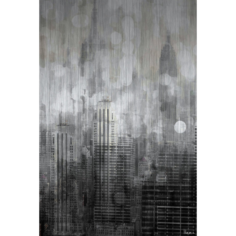«Empire» par Parvez Taj, reproduction d'art sur aluminium brossé, H 12 po x l 8 po x P 1,5 po