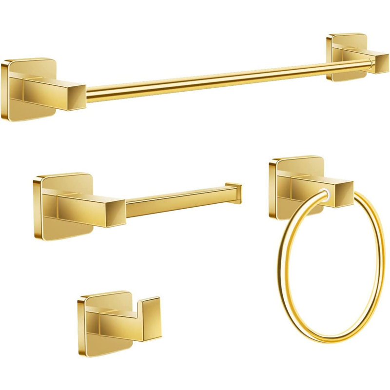 4 - Piece Bathroom Hardware Set