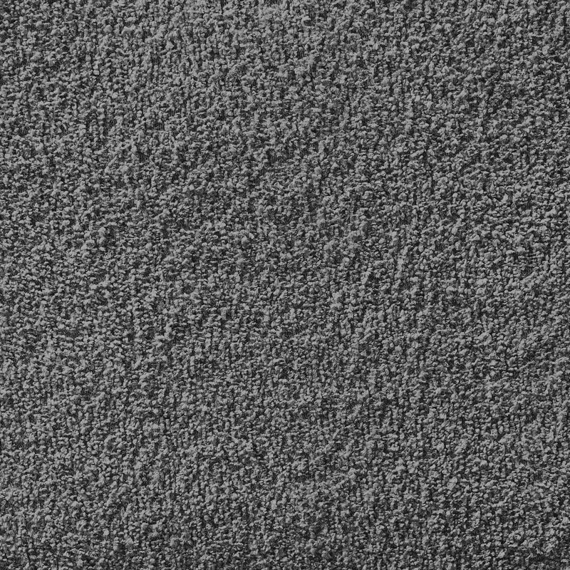 Wallas 231.1Cm Round Arms Sofa, Grey Boucle