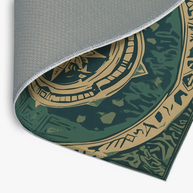 Orb Of Wisdom Indoor And Outdoor Area Rug, Rectangle 1'6" x 2'6"