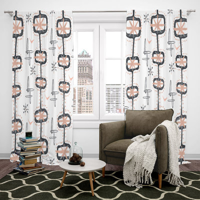 Vegas Semi Sheer Curtain Pair