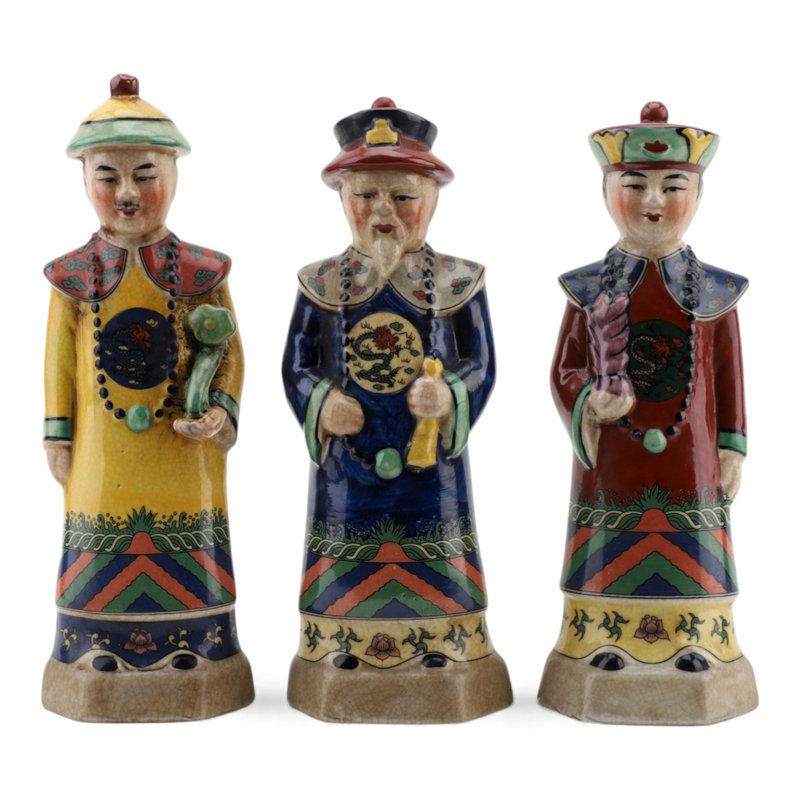 People Figurines & Sculptures, Yellow/Blue/Red