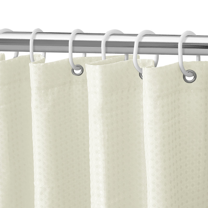 Rideau de douche Utopia Alley Waffle, Beige