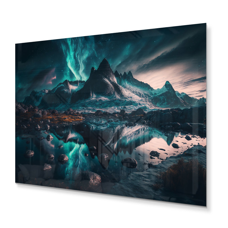 Décoration murale aurore, H 30 po x l 40 po x P 1 po