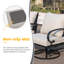 Chaise de patio avec coussins Balderston-1453011191