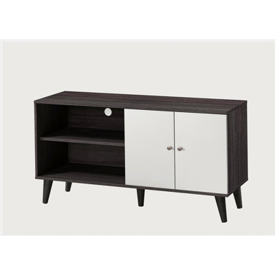 TV Stand Entertainment Centre With  Storage Shelves And Cabinet