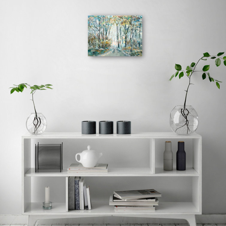 Kaleidoscope Trees Canvas Art Prints, Set of 3