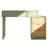 Modern MDF Makeup Vanity With Drawers Green Perfect For Bedroom And Dressing Nooks