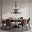 Noir 12-Light Chandelier
