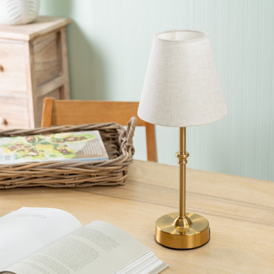 Aizaiah Rechargeable LED Portable Touch Table Lamp