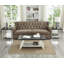 Ensemble de table basse contemporaine en bois, table avec tablette-212488407-212488406
