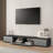 Solid wood multi-level TV stand coffee table