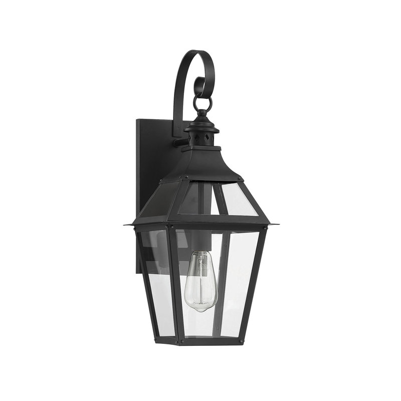 Jackson Black and Gold 22.4" Outdoor Wall Lantern
