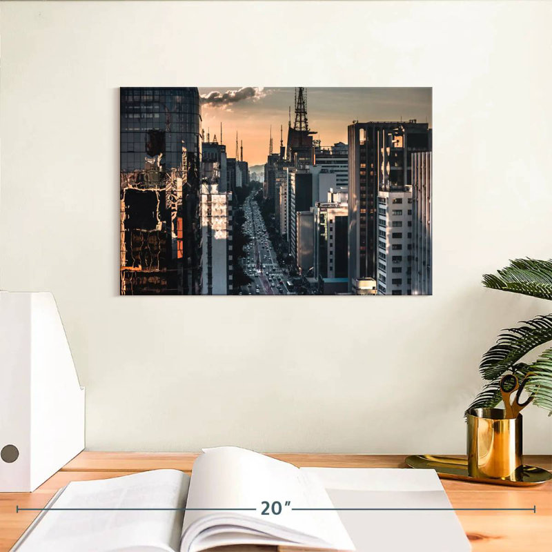 Sireci Paulista Buildings, 8" H x 12" W