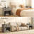 Night Stand Fluted Nightstand With Drawers, Wood Bedside Table With Storage, Farmhouse Bed Side Table For Bedroom, Sofa End Tables Living Room	-1666484352