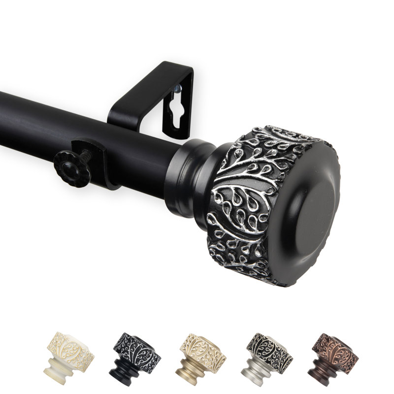 Largeur totale de Joben x 1 diamètre, Noir, H 4 po x l 170 po x P 3,625 po