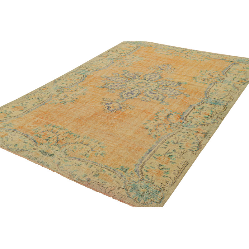 One-of-a-Kind 6'1”x9'2” Hand Knotted Area Rug