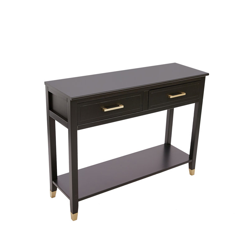 Ossian 105cm Console Table, Black