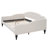 Full Size Upholstered Tufted Daybed, Beige