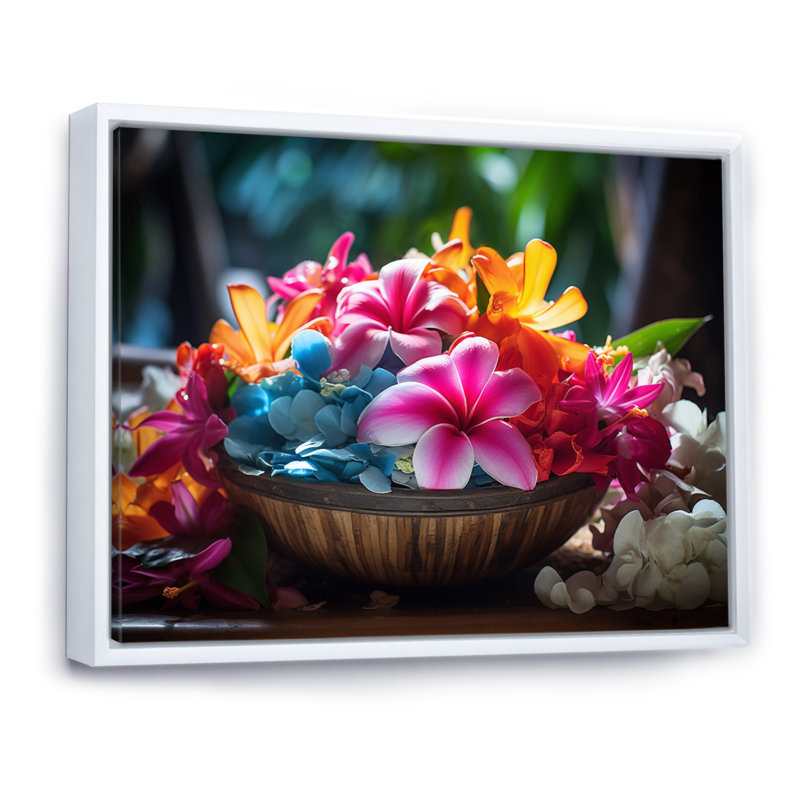 Hawaï Aloha Spirit - Hawaii, art mural, H 30 po x l 40 po x P 1,5 po, Cadre flottant blanc