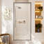 Porte de douche pivotante encastrée 34 po x 36 po x H 76 po-132834922