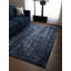 Abrienne Soft Shiny Modern Blue/Black Rug-270048939