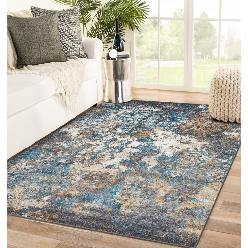 Reitz Abstract Indoor Rug, Rectangle 7'8" x 10'6"
