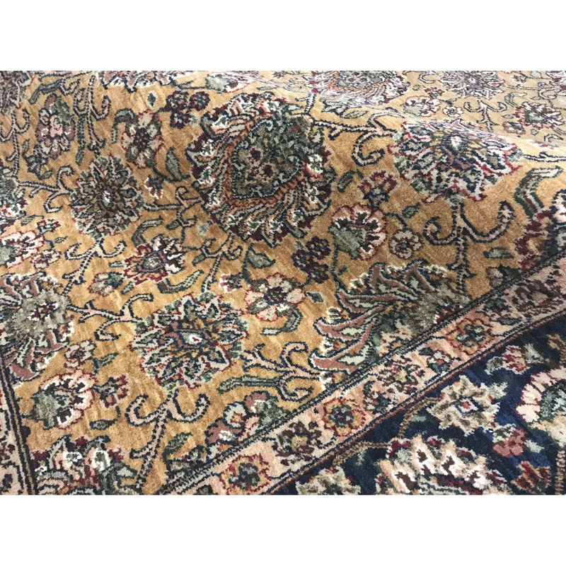 Hand-Knotted High-Quality Gold Area Rug