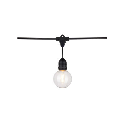 Kelvina Indoor / Outdoor 12 - Bulb 288 in. Plug-in LED Globe String Light