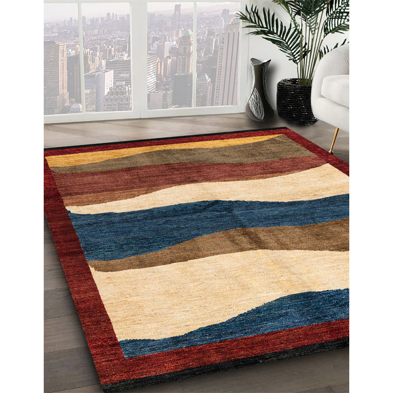 Abstract Indoor Rug, Square 7'